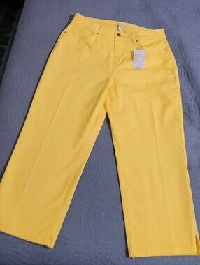 NWT Croft & Barrow The Stretch Classic Capri Pants
